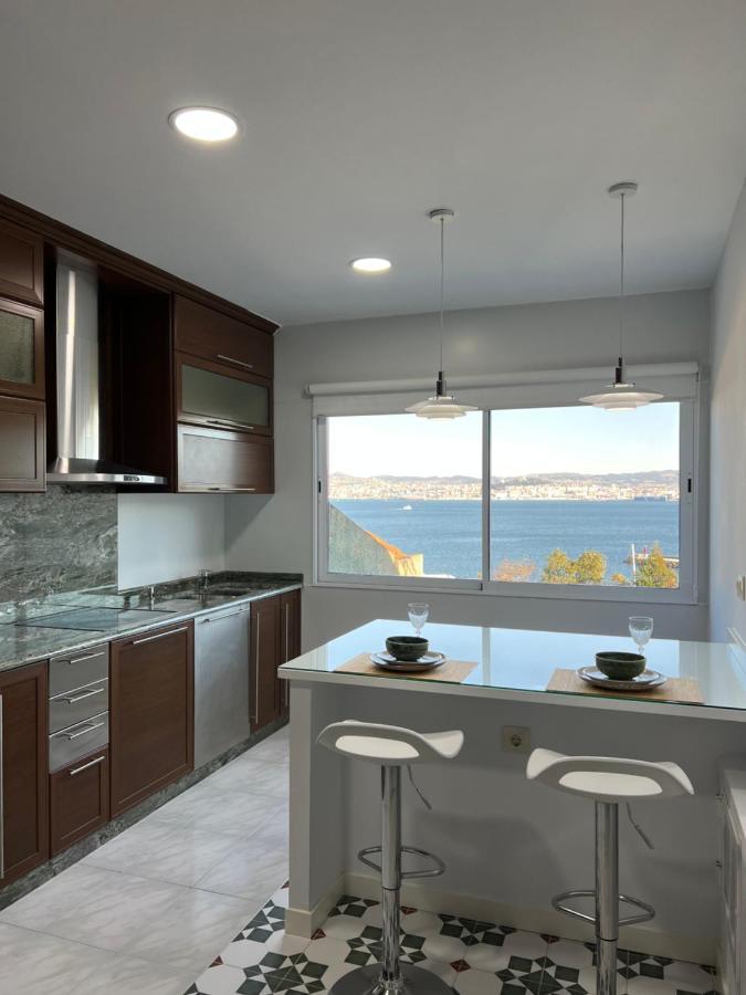 Apartamento En Cangas - Vistas Al Mar Kültér fotó