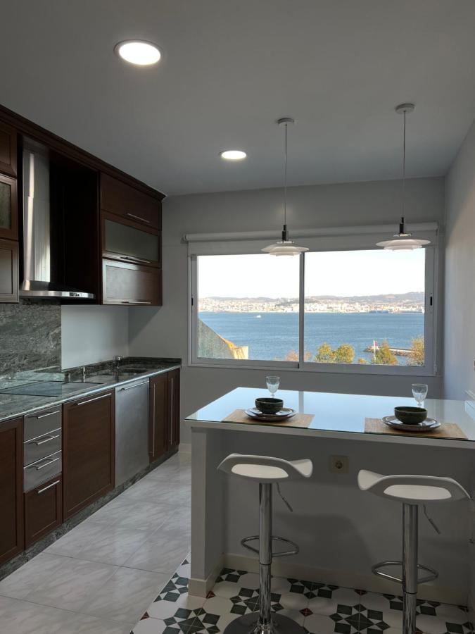 Apartamento En Cangas - Vistas Al Mar Kültér fotó